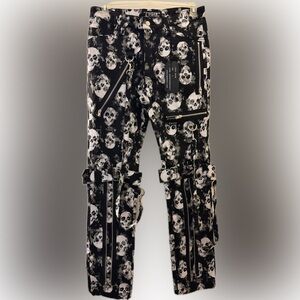 Tripp NYC Skull Bondage Pant